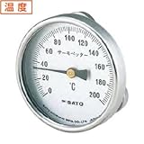 バイメタル温度計 サーモペッター 400 /1-600-02