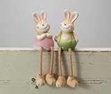 陶器カントリーラビット　ミロラビット　脚付き　4個セット