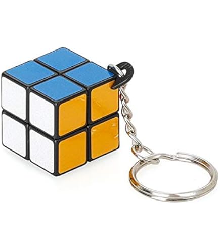Amazon.co.jp: マジックキューブ キーホルダー (F)モノクロ