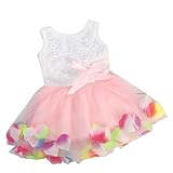 【子供ドレス部屋】 ベビーワンピース プリンセス 結婚式 誕生日 キッズワンピース フォーマルドレス ベビードレス (80cm)