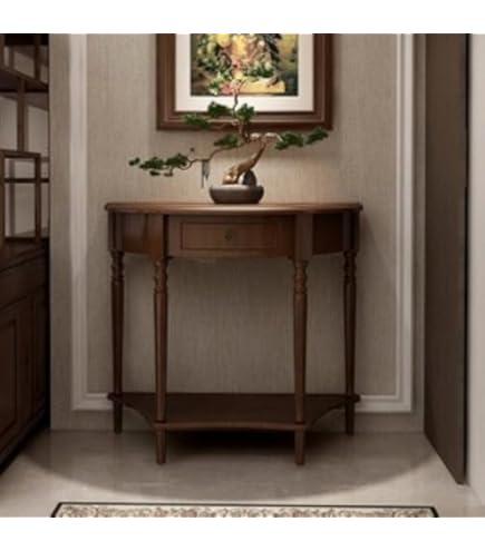 Amazon｜ロココ調 サイドテーブル ブラック 約W60×約D42×約H82.3(cm