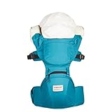 Angelcare® 新生児 抱っこひも 赤ちゃん ベビーキャリアー 6通り 抱っこ-100％オーガニックコット ヒップシートキャリア