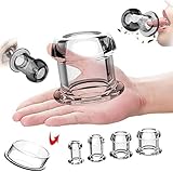 アナルプラグ 通貫式 アナル拡張 中空 透明 TPE製 マッチしたストッパー付き 浣腸用可 アナル開発 Gスポット刺激 肛門プラグ アナル内観察 観察プレイ おとなのおもちゃ 羞恥プレイ 多種用途 女性用 初心者 肛門用 (透明,4本（S+M+L+XL）)