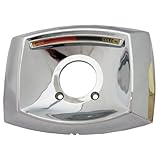 LASCO-Simpatico 31644C Delta Rectangle Shaped Shower Escutcheon Only for Shower Valve, Chrome Plated