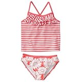 ジンボリー GYMBOREE/ デージー2ピースタンク ブライトピンクストライプ 水着 L【並行輸入】