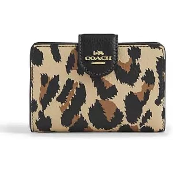 Amazon | COACH [コーチ] 長財布 レオパード ロングジップウォレット