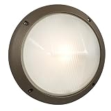 Galaxy Lighting 320340BZ Round Marine Outdoor Sconce [並行輸入品]