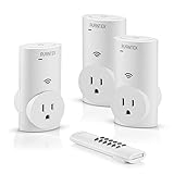 AVANTEK リモコンコンセント リモコンスイッチ 家庭用電源リモートスイッチ ワイヤレス スマートコンセント 1つのリモコン ３つのコンセント ELF-S1