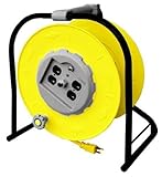 Alert Stamping 9100HT Heavy Duty Multi-Outlet Wind-Up Reel with 4-Outlet and Circuit Breaker [並行輸入品]