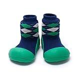 Attipas アティパス ベビーシューズ コサージュ アーガイル ボーダー トレーニングシューズ 女の子 男の子 子ども こども ファーストシューズ レース ジュニア｜L アーガイルグリーン