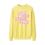 秋冬の薄い女性のスタイルのブラウスカジュアルな綿の長袖のコート ( 色 : イエロー いえろ゜ , サイズ さいず : M )