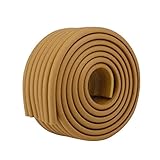 [Jiyaru] コーナークッション ベビーガード 2本セット 波型 コーナーパッド 2M 厚手 けが防止 テープ付き コーヒー