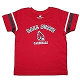 NCAA幼児Ball State Cardinalsアスレチック半袖Tシャツ レッド