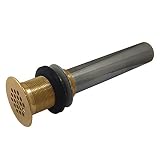 Kingston Brass KB4002 Fauceture 19 Hole Grid Drain for Vessel Sink , Polished Brass [並行輸入品]