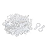 uxcell　M4.2 ラグプレート　はんだ　リング端子コネクタ　圧着　シルバートーン 100個入り