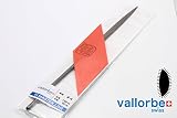 魁 VALLORBE精密ヤスリ 燕尾#4 全長180mm 刃長90mmアウトレット バローベ