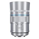 SIRUI Sniper 75mm オートフォーカスレンズ、F1.2 望遠 APS-C カメラレンズ、X-T4、X-T5、X-H1、X-H2/H2S、X-T3、X-T30、X-S10 用 (X マウント、シルバー)