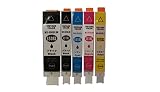 【VISTARKCOLOR】Canon キヤノン ICチップ付 5本マルチパック 増量版 BCI-351XL+350XL/5MP BCI-351XL+350XL/6MP & BCI-351XL+350XL/5MP 対応 互換インクカートリッジ モノモノショップ