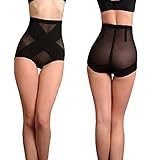 KRY Design By Japanese ショーツ 美尻 竹炭素繊維 シェイプアップ ハイウエスト ガードル スパッツ レディース ダイエット 補正下着 産後 ケア 全4色 (L, 黒)