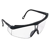 Jackson Safety 14466 V50 Cudas Safety Glasses, Clear Anti-Fog Lenses with Black Frame (Pack of 12) b