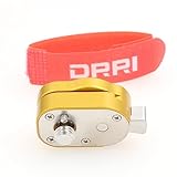 DRRI アルミスチール ミニクイックリリースプレート 3/8ネジ 位置決めノブ付き カメラビデオモニターとマジックアーム用 (イエロー)