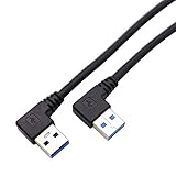 ViViSunUSB 3.0 A(オス)-A(オス) ケーブル タイプA オス-オス 金メッキ データ高速伝送 (0.6ｍ)