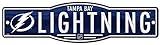 WinCraft NHL Tampa Bay Lightning 4 " x17 "インチプラスチックStreet Sign