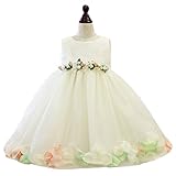 ベビードレス ベビーカレン 結婚式 パーティー フラワーガール お宮参り 子供 ドレス セレモニー フォーマル [リトルプリンセス] Little Princess アイボリー×ミント 80cm