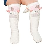 YideaHomeベビー靴下セット ポップな動物がとってもキュート 赤ちゃん・ベビー用 ガールズ 滑り止め付 スーパーソフト ソックスセット