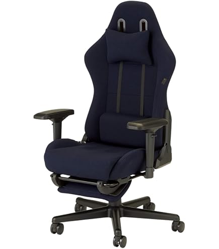 Amazon.co.jp: 藤沢工業 ゲーミングチェア ネイビー ゲーミングチェア