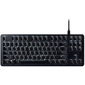 Razer BlackWidow Lite メカニカルキーボード 静音 オレンジ軸 テンキーレス 英語US配列 【日本正規代理店保証品】 RZ03-02640100-R3M1