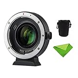 VILTROX EF-EOS M2 フォーカル リデューサー ブースター アダプター オートフォーカス 0.71x Canon EF マウント レンズから EOSM カメラ EOS M M2 M6 M3 M5 M10 M100 M50