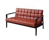 キャメルブラウン 木肘レトロソファ arttic アーティック 2P【ﾉｰﾌﾞﾗﾝﾄﾞ品】