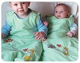 LIMITED TIME OFFER! The Dream Bag Baby Sleeping Bag Animal Parade 6-18 months 0.5 TOG - Apple Green 