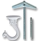 OOK 50330 Jumbo Swag Hook with Hardware, White (2 Pack) [並行輸入品]