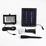 ソーラー充電式LED投光器 防水仕様 照度センサーで自動点灯 ON/OFFスイッチ付 太陽光発電で経済的 FMT30LED
