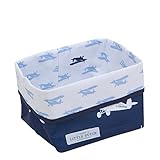 Little Dutch Baby Storage Basket (Small, Airplane Blue) by Little Dutch