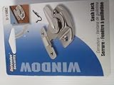 Prime-Line Products U 11062 Sash LOCK, 1-1/2" & 1-7/8" Hole Centers, Steel, Satin Nickel Finish [並行輸