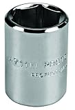 Stanley Proto J4708M 1/4-Inch Drive Socket 8 Mm, 6 Point [並行輸入品]