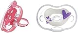 Born Free Bliss Orthodontic Pacifier Girl 2 Count, Multi, 0-6 Months by Born Free