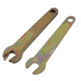 uxcell　片口スパナ　レンチ　リペア、ハンドツール　シングルエンド　円形開口　106mm長　4個