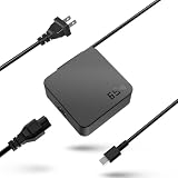 Varbmt 65W 汎用 ACアダプター USB C Type-C 電源アダプター ノートパソコン充電器 軽量 対応Dell XPS 15 9530 9550 9570 9560,Asus Chromebook Flip C302 C213 C302C C302CAなどに対応 ノートPC用ACアダプター 2.5m 交換用充電器