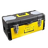 Flameer 工具箱　多機能　ツールボックス　家庭用　作業用　二重　修理ツール　耐摩耗性　金属ロック