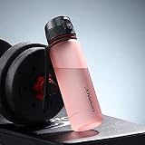 水筒 ポータブ スポーツウ 350ml 500ml 650ml 800ml 1000ml ォーター ボトル プラスチックウ ォーターボトル 大人 子ども アウトドア スポーツ 登山用 キャンプ ランニング ジム サイクリング（pink-500ML）