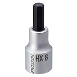 プロクソン(PROXXON) ヘックスビットソケット 1/2" ショート(55mm) 8mm No.83478