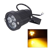 Lixada 9W AC85-265V 3LEDs 芝生ライト　スポットライト ステーク付き IP65　屋外、庭、池、公園