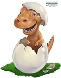 Cute Just Hatched Baby Dinosaur Wall Decal [並行輸入品]