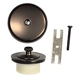 Danco 89487 Universal Lift and Turn Tub Drain Trim Kit with Overflow, Oil Rubbed Bronze [並行輸入品]