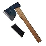 水野製作所　越後三条打刃物　全鋼　馬斧（バキン）570ｇ　ボタン360ｍｍ　サック入