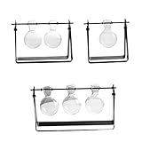 Fenteer 装飾品　花　水耕栽培　テーブル　装飾吊り　アイロン花瓶